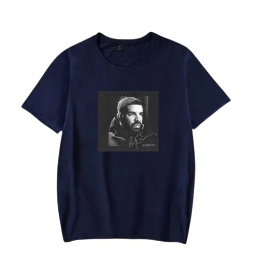 Black Blue Drake T-shirt Black Blue Drake T-shirt