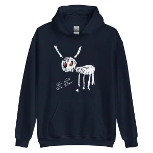 For All The Dogs Hoodie Blue