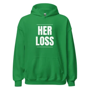 Green Her Loss Beautiful Hoodie