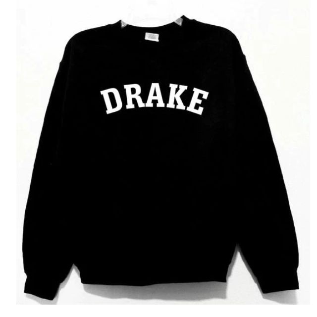 Drake Black Sweatshirt Drake Black Sweatshirt